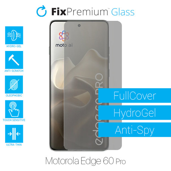 Folia ochronna do Motorola Edge 60 Pro, HydroGel Anti-Spy, FixPremium