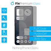 Folia ochronna do Nothing Phone (3a) Pro, HydroGel Anti-Spy, FixPremium