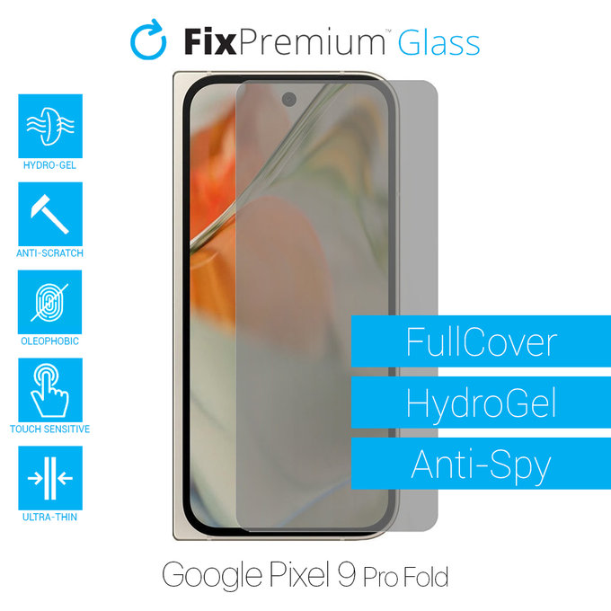 Folia ochronna do Google Pixel 9 Pro Fold, HydroGel Anti-Spy, FixPremium