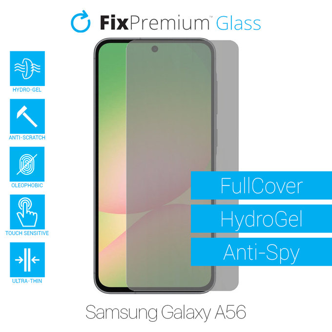 Folia ochronna do Samsung Galaxy A56, HydroGel Anti-Spy, FixPremium