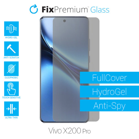 Folia ochronna do Vivo X200 Pro, HydroGel Anti-Spy, FixPremium
