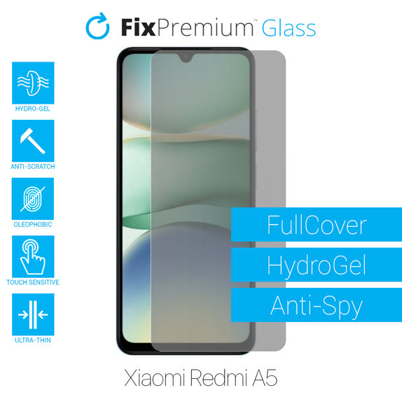 Folia ochronna do Xiaomi Redmi A5, HydroGel Anti-Spy, FixPremium