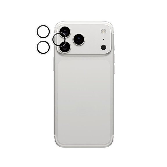 Pierścienie ochronne obiektywu kamery do iPhone 17 Pro Max/17 Pro/16 Pro Max/16 Pro, Przezroczysty, Transparent, PanzerGlass