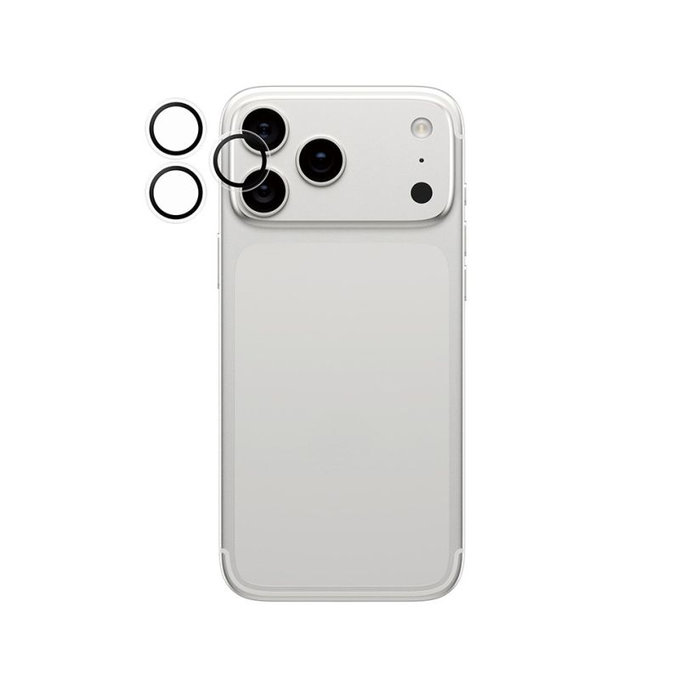Pierścienie ochronne obiektywu kamery do iPhone 17 Pro Max/17 Pro/16 Pro Max/16 Pro, Przezroczysty, Transparent, PanzerGlass