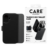 Etui Wallet Tango Two-In-One z MagSafe do iPhone 17, Czarne, CARE
