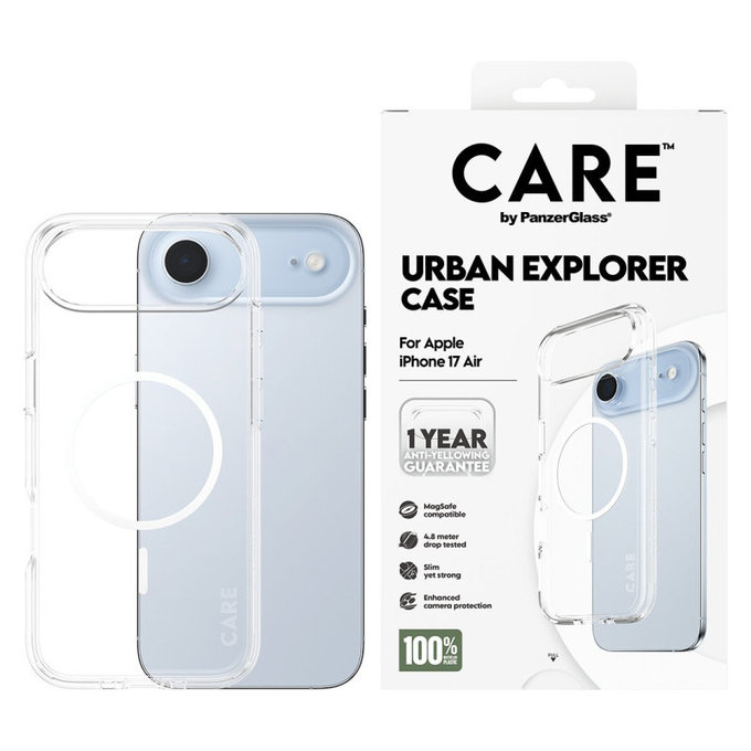 Etui Urban Explorer z MagSafe do iPhone Air, Białe, CARE