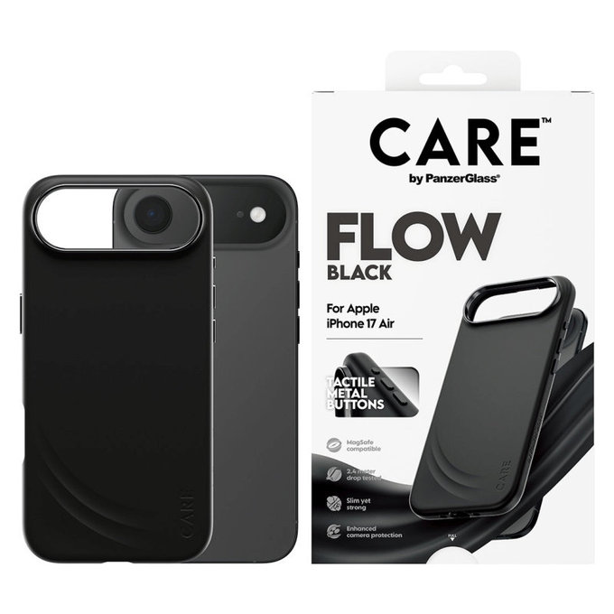 Etui FLOW z MagSafe do iPhone Air, Czarne, CARE