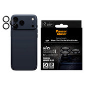 Pierścienie ochronne obiektywu kamery Hoops Ceramic II do iPhone 17 Pro Max/17 Pro/16 Pro Max/16 Pro, Czarny, PanzerGlass