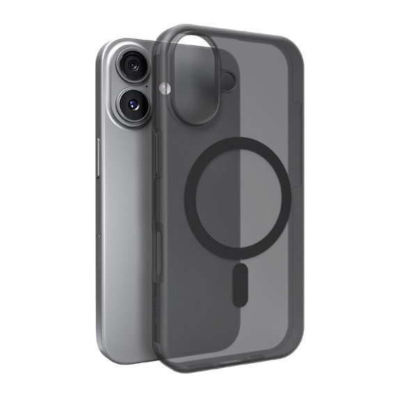 Etui z MagSafe do iPhone 17, DAYLIGHT, Czarny, Black, PURO