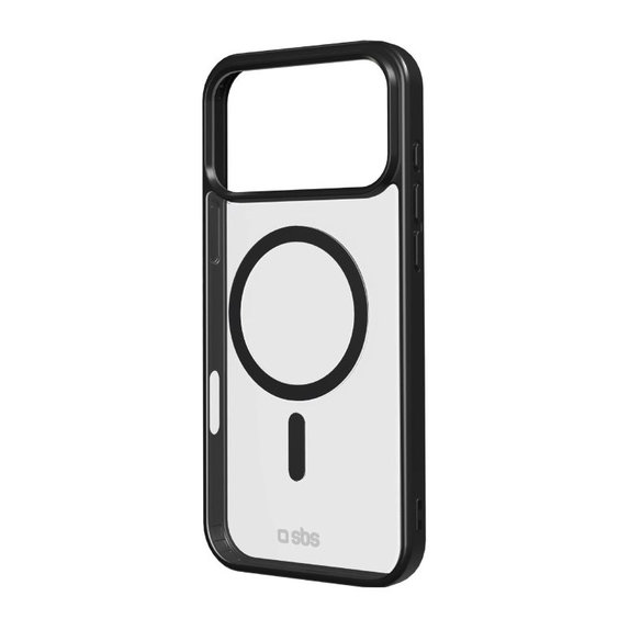 Etui kompatybilny z MagSafe do iPhone 17 Pro Max, Mag Frame, Czarny, Black, SBS