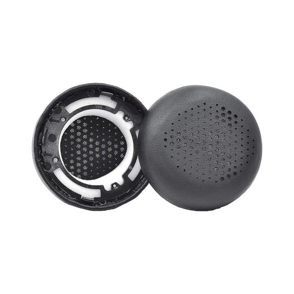 Zapasowe nauszniki do AKG Y500, pianka memory i skóra PU, Czarny, Black, 1 para