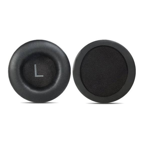 Zapasowe nauszniki do AKG K52, K72, K92, K240, pianka memory i skóra PU, Czarny, Black, 1 para