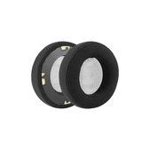 Zapasowe nauszniki do AKG K701, K702, Q701, Q702, K601, K612, K712, pianka i welur, Czarny, Black, 1 para