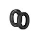 Zapasowe nauszniki do AKG N700NC, pianka memory i skóra PU, Czarny, Black, 1 para