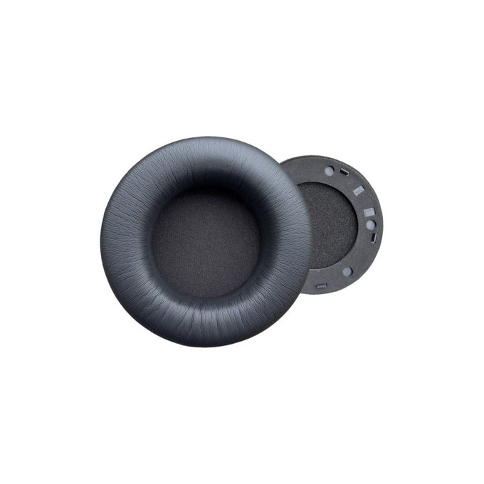 Zapasowe nauszniki do AKG Y600NC, pianka memory i skóra PU, Czarny, Black, 1 para