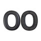Zapasowe nauszniki do Edifier W860NB Pro, WH950NB, pianka memory i skóra, Czarny, Black, 1 para