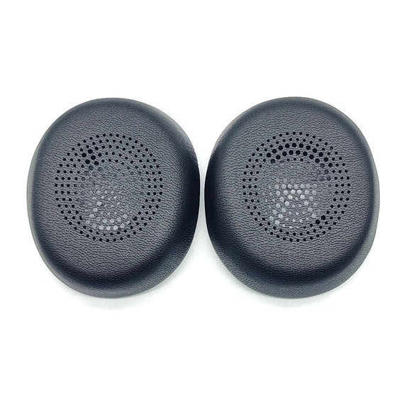 Zapasowe nauszniki do Jabra Evolve2 30, pianka memory i skóra PU, Czarny, Black, 1 para