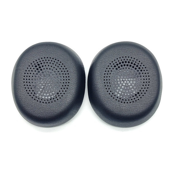 Zapasowe nauszniki do Jabra Evolve2 30, pianka memory i skóra PU, Czarny, Black, 1 para