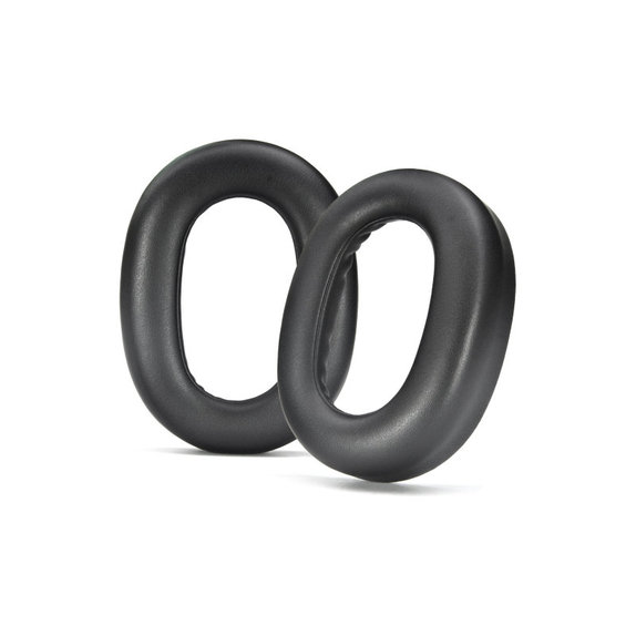 Zapasowe nauszniki do Jabra Evolve2 85 UC/MS, pianka memory i skóra, Czarny, Black, 1 para