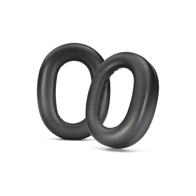 Zapasowe nauszniki do Jabra Evolve2 85 UC/MS, pianka memory i skóra, Czarny, Black, 1 para