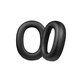 Zapasowe nauszniki do Jabra Elite 85H, pianka memory i skóra PU, Czarny, Black, 1 para