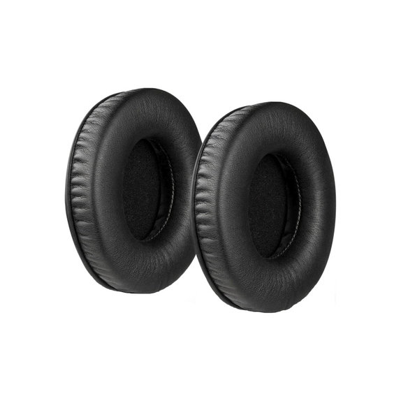 Zapasowe nauszniki do JBL Synchros E50BT, pianka memory i skóra PU, Czarny, Black, 1 para
