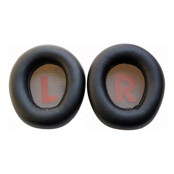 Zapasowe nauszniki do JBL Quantum Q600, pianka memory i skóra PU, Czarny, Black, 1 para