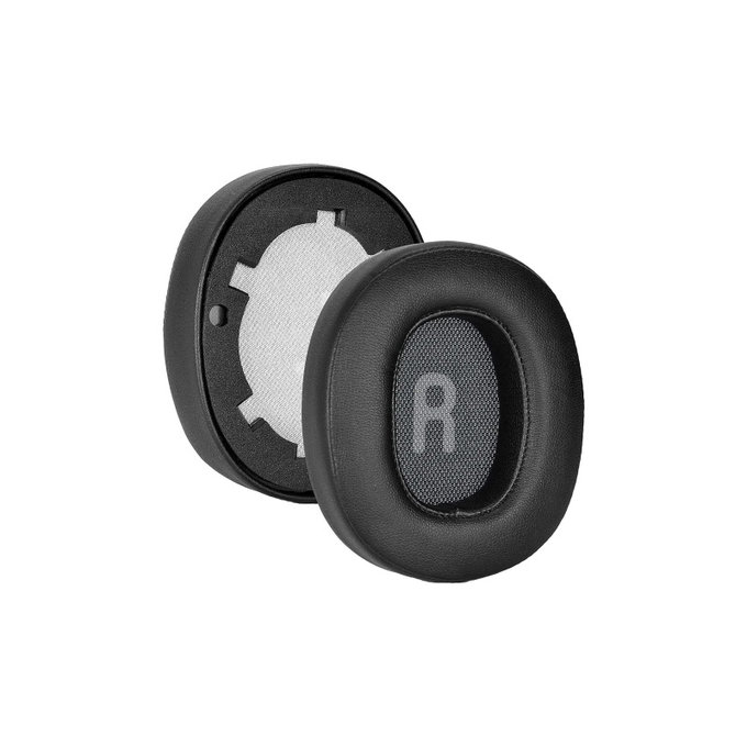 Zapasowe nauszniki do JBL Tune 700BT, T750BT, pianka memory i skóra PU, Czarny, Black, 1 para