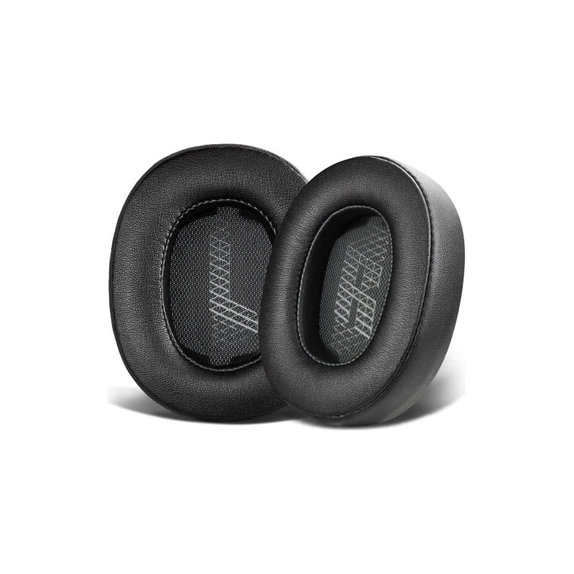 Zapasowe nauszniki do JBL Live 500BT, 500BTNC, pianka memory i skóra PU, Czarny, Black, 1 para
