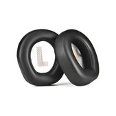 Zapasowe nauszniki do JBL Quantum Q200, Q300, pianka memory i skóra PU, Czarny, Black, 1 para