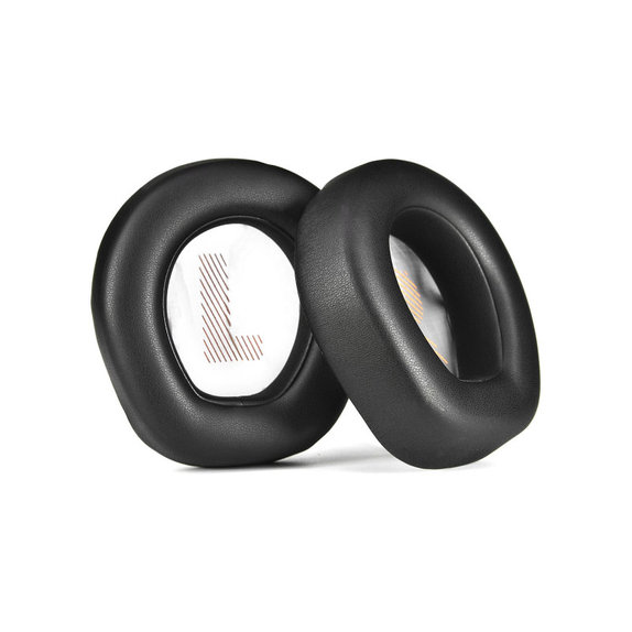 Zapasowe nauszniki do JBL Quantum Q200, Q300, pianka memory i skóra PU, Czarny, Black, 1 para
