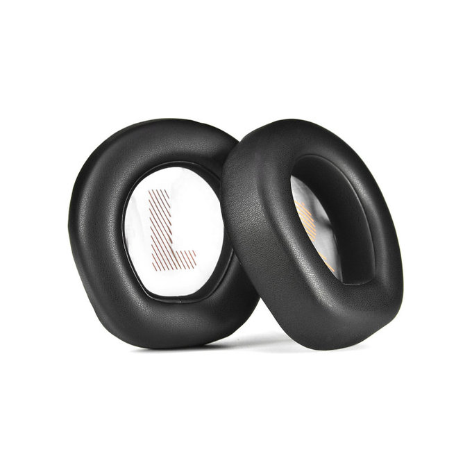 Zapasowe nauszniki do JBL Quantum Q200, Q300, pianka memory i skóra PU, Czarny, Black, 1 para