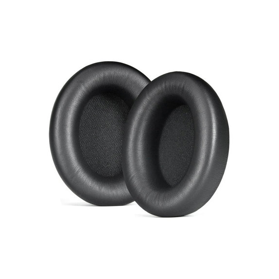 Zapasowe nauszniki do Beats Studio Pro, pianka memory i skóra PU, Czarny, Black, 1 para