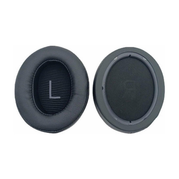 Zapasowe nauszniki do Sennheiser Momentum 3.0, pianka memory i skóra, Czarny, Black, 1 para