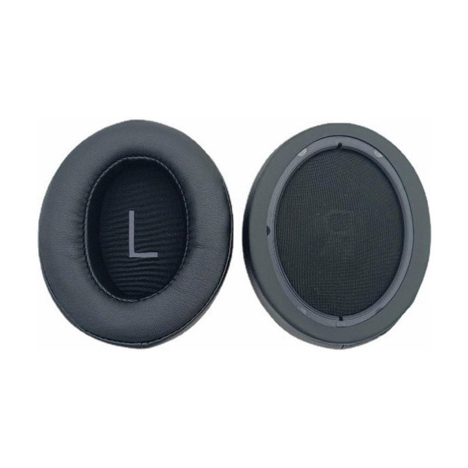 Zapasowe nauszniki do Sennheiser Momentum 3.0, pianka memory i skóra, Czarny, Black, 1 para