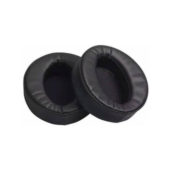 Zapasowe nauszniki do Sony MDR-XB950, pianka memory i skóra PU, Czarny, Black, 1 para