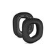 Zapasowe nauszniki do Corsair HS80, pianka memory i welur, Czarny, Black, 1 para