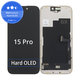 Wyświetlacz Hard OLED dla iPhone 15 Pro, Ekran dotykowy z ramką, FixPremium