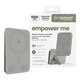 Bezprzewodowy PowerBank 5000 mAh, z obrotową podstawką 20 W, kompatybilny z MagSafe, Qi2/USB-C, Tytanowy, empower