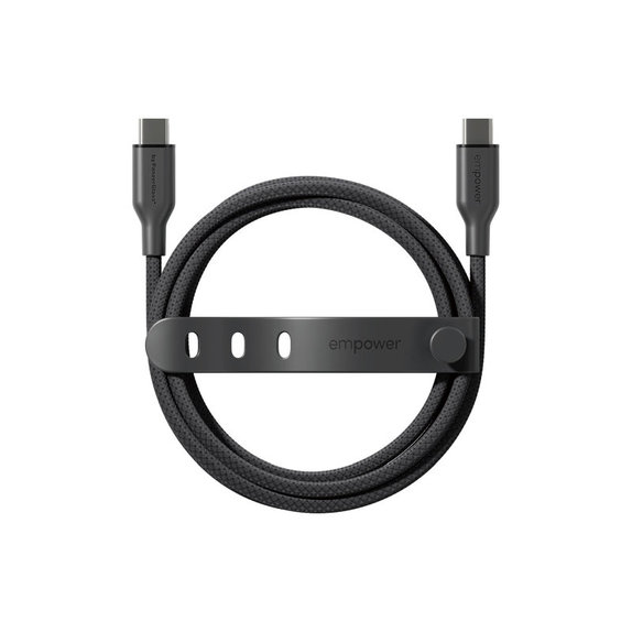 Kabel USB-C, 60 W, Racing, 1, 2 m, Space Black, PanzerGlass