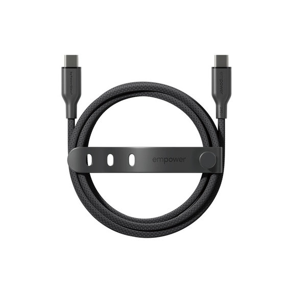 Kabel USB-C, 240 W, Racing, 2 m, Space Black, PanzerGlass