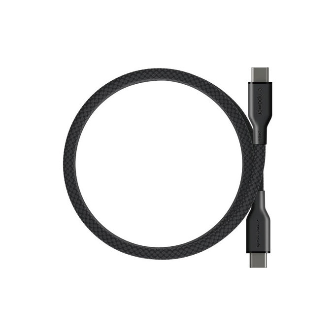 Kabel USB-C, 240 W, Magnetic, 1, 5 m, Space Black, PanzerGlass