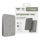 Bezprzewodowy PowerBank 10000 mAh, 20 W, kompatybilny z MagSafe, Qi2/USB-C, Tytanowy, empower