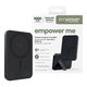 Bezprzewodowy PowerBank 5000 mAh z obrotową podstawką, 20 W, kompatybilny z MagSafe, Qi2/USB-C, Space Black, empower