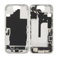 Środkowa Rama + Przyciski Zasilania, Głośności i Aparatu do iPhone 16, White