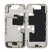 Środkowa Rama + Przyciski Zasilania, Głośności i Aparatu do iPhone 16 Pro, White Titanium