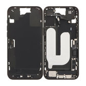 Środkowa Rama + Przyciski Zasilania, Głośności i Aparatu do iPhone 16 Plus, Black