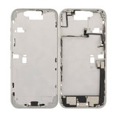 Środkowa Rama + Przyciski Zasilania, Głośności i Aparatu do iPhone 16 Pro Max, White Titanium