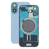 Tylne szklo obudowy + Obiektyw aparatu + Metalowa plytka + Magnesy Magsafe do iPhone 17, Mist Blue