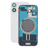 Tylne szklo obudowy + Obiektyw aparatu + Metalowa plytka + Magnesy Magsafe do iPhone 17, White